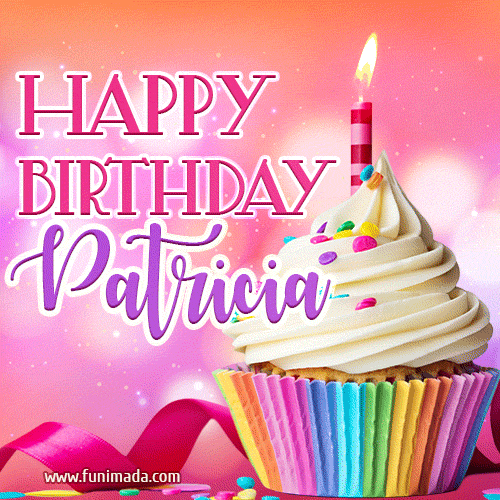 Happy Birthday Patricia Lovely Animated