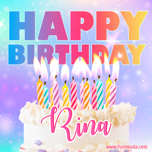 ❤️ Birthday Cake For Rina