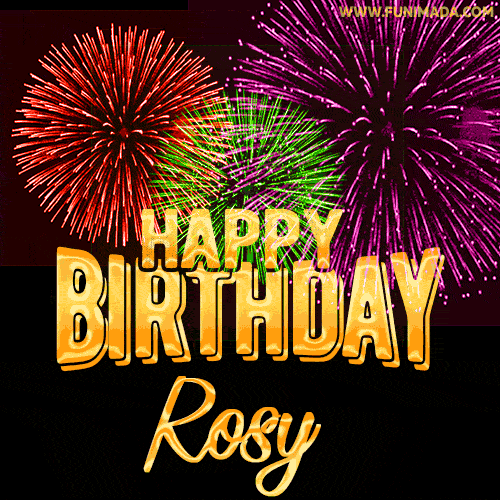 Happy Birthday Rosy GIFs - Download original images on 
