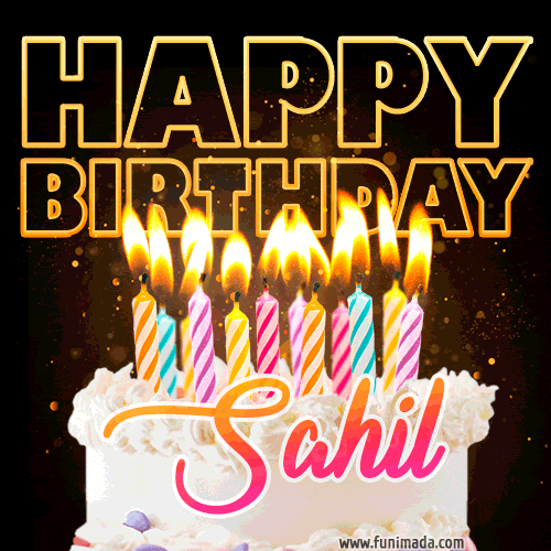 Happy Birthday Sahil GIFs - Download on Funimada.com