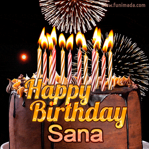 100+ HD Happy Birthday Sana Cake Images And Shayari