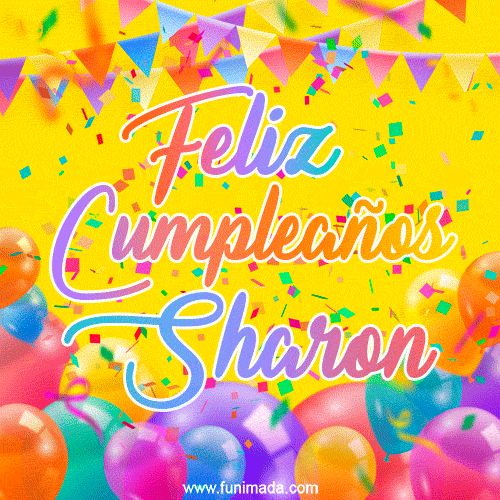 Happy Birthday Sharon Balloons