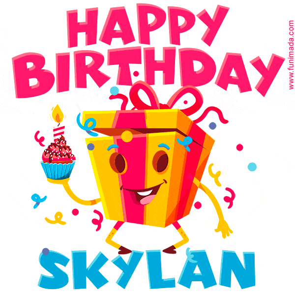 Happy Birthday Skylan GIFs - Download on Funimada.com