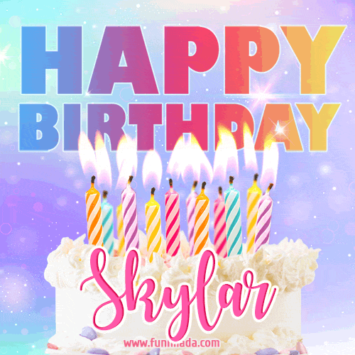 Happy Birthday Skylar GIFs - Download on Funimada.com