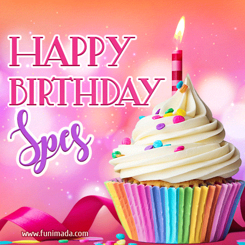Happy Birthday Spes - Lovely Animated GIF — Download on Funimada.com