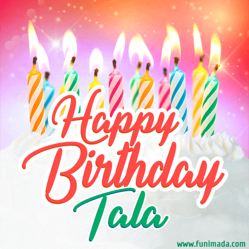 Tala Happy Birthday Candle