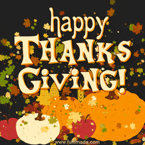 Thankful we are friends. Happy Thanksgiving - Free animated GIF