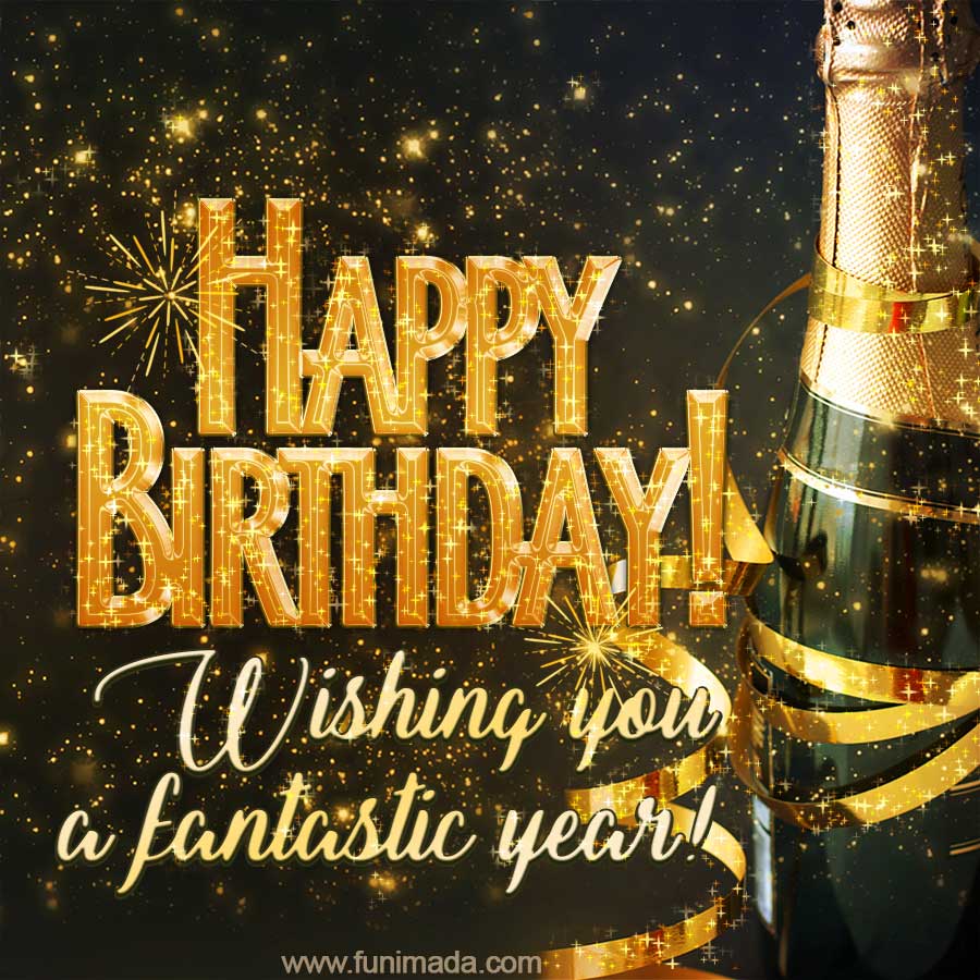 Wishing you a fantastic year! Happy birthday! - Download Video on ...